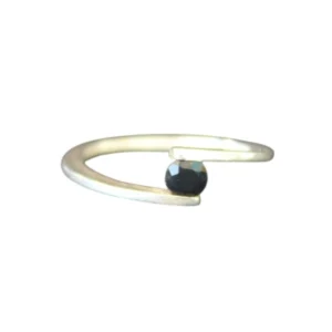 Anillo con Obsidiana